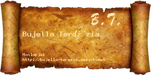 Bujella Terézia névjegykártya